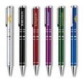 The Metal Collection Twist Action Aluminum Ballpoint Pen w/ Shining Chrome